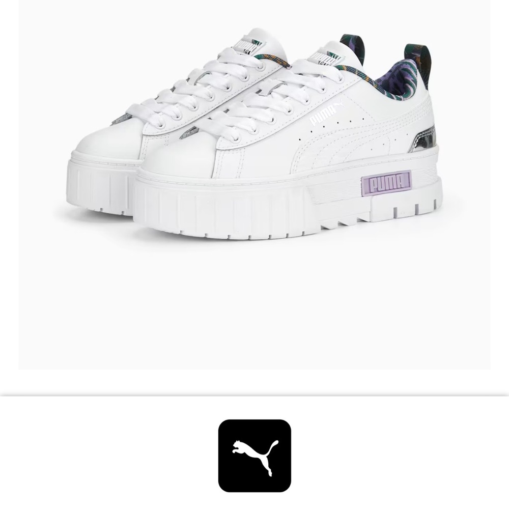 Puma Mayze Vacay Queen Kids Sneakers - White and Purple